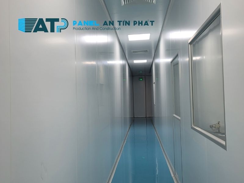 Hệ vách và trần panel phòng lab