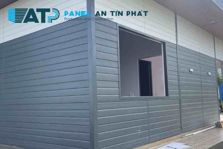 Ứng dụng vách ngăn panel cho nhà tiền chế