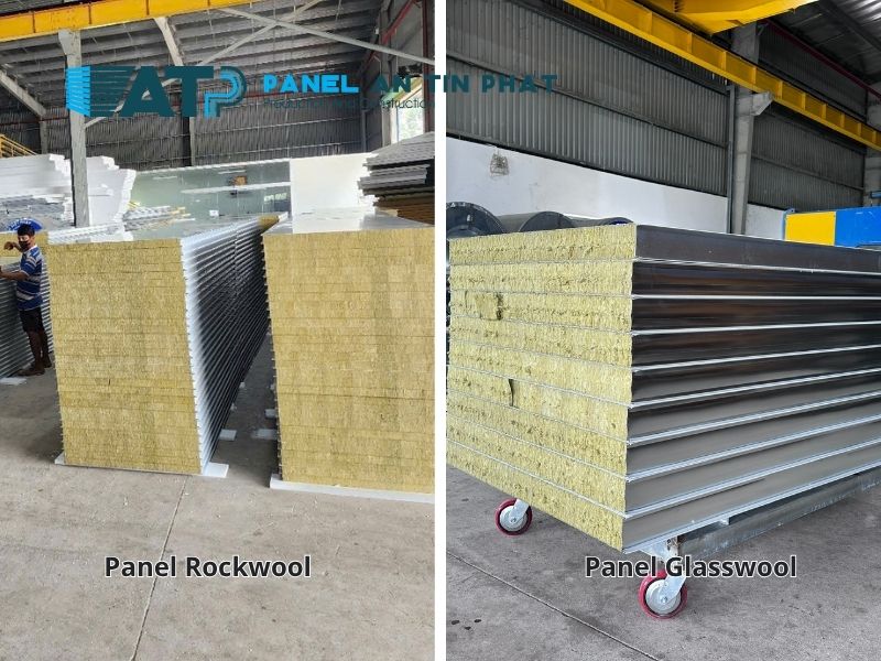 So sánh panel Rockwool và panel Glasswool
