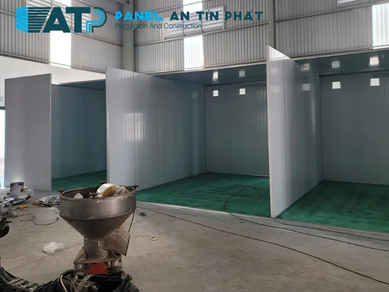 thi công tấm panel EPS cách nhiệt thi công tấm panel EPS cách nhiệt
