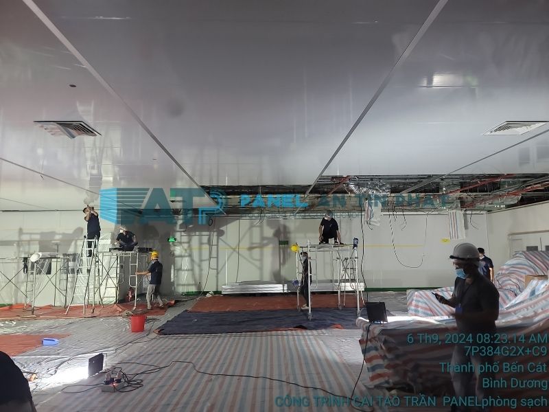 Panel An Tín Phát tư vấn lắp lại trần panel cũ