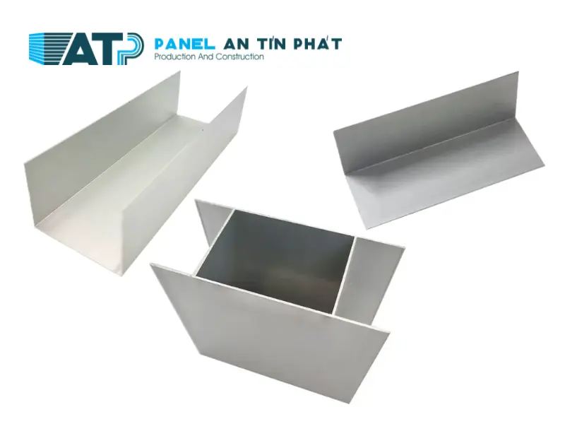 thanh U, V, H - phụ kiện nhôm panel