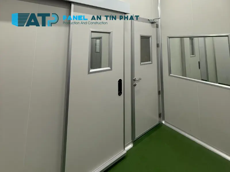 Cấu tạo của cửa panel phòng sạch Cấu tạo của cửa panel phòng sạch