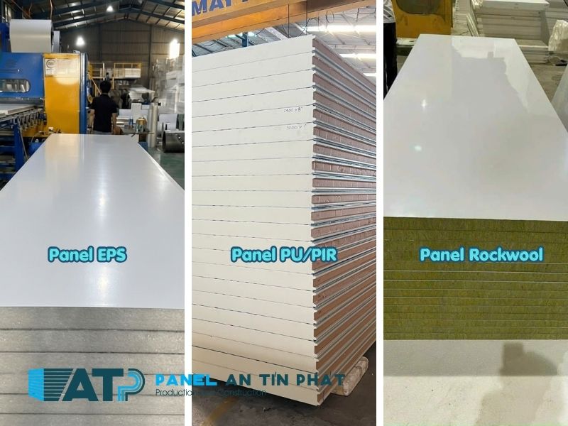 So sánh panel phòng sạch EPS PU PIR và Rockwool theo cấu tạo và ứng dụng