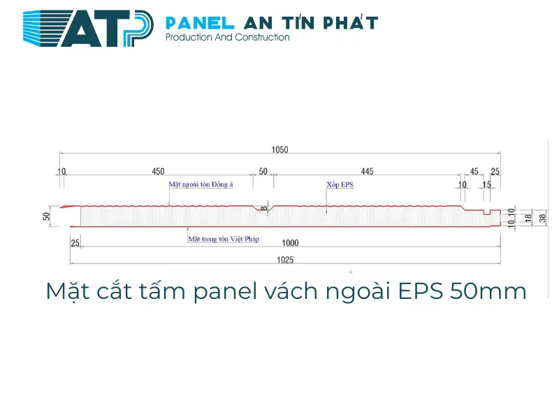 panel EPS vách ngoài