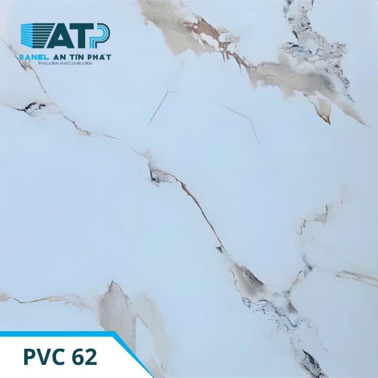 Tấm nhựa ốp tường pvc 62 vân đá độ bền hơn 10 năm