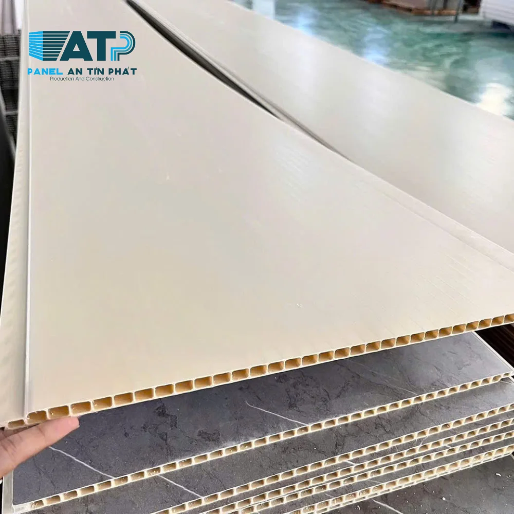 Cấu tạo chi tiết 4 lớp của tấm nhựa ốp tường PVC/Nano