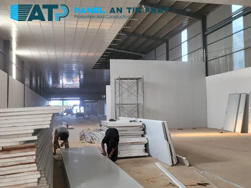 Quy trình lắp đặt vách panel
