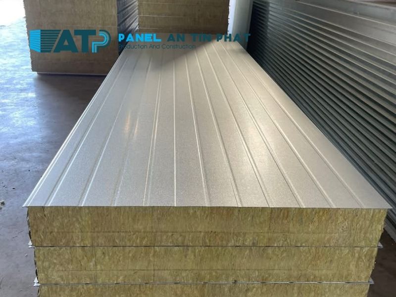 Cấu tạo panel Rockwool phòng sạch