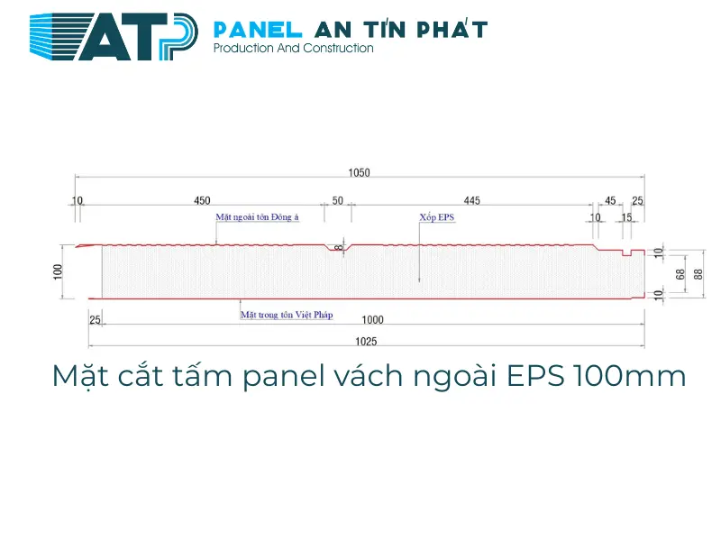 panel vách ngoài EPS