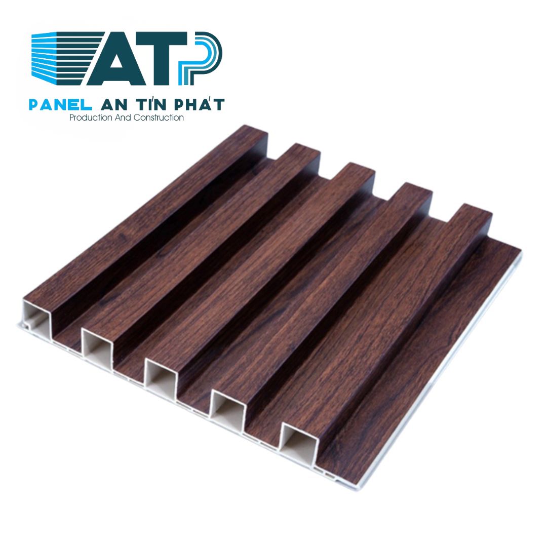 Tấm Ốp Tường PVC Vân Gỗ 5 Sóng Nhỏ