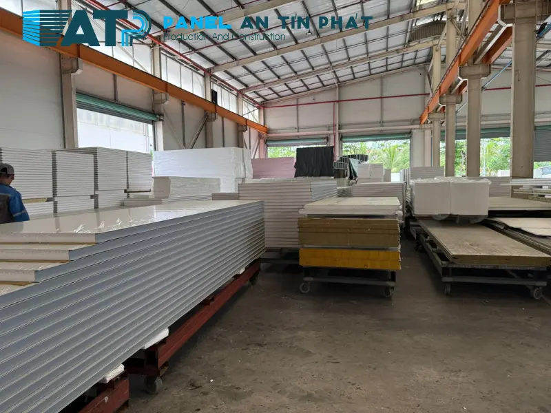 panel EPS làm nhà xưởng 50mm panel EPS làm nhà xưởng 50mm