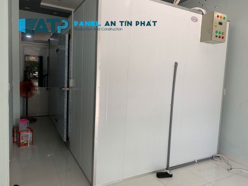 Thi công kho lạnh nhỏ lưu trữ thực phẩm sử dụng panel chống cháy