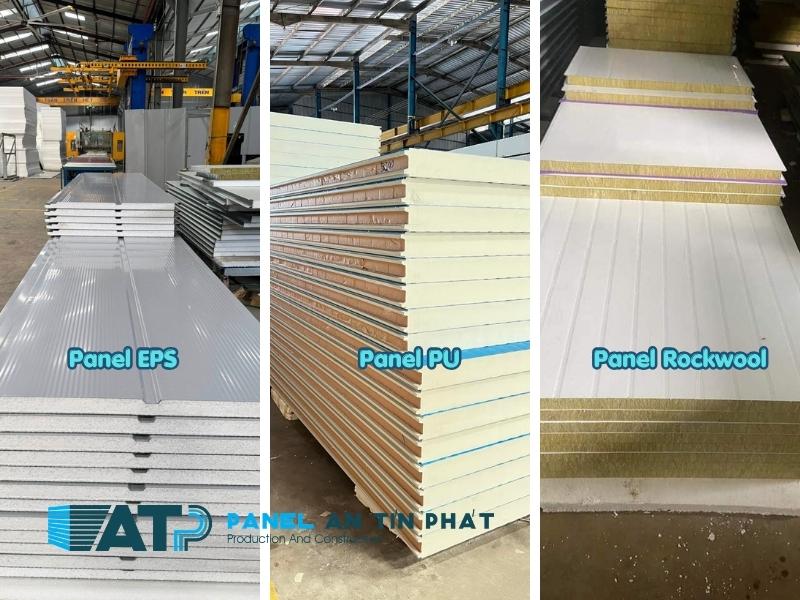 So sánh panel EPS PU PIR Rockwool cho vách ngoài trời