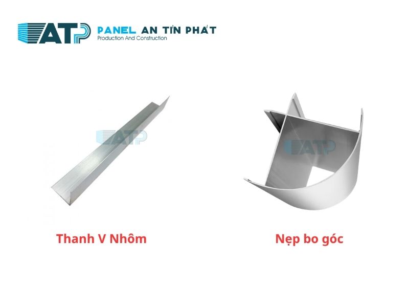Nẹp V, nẹp góc và bo góc hoàn thiện