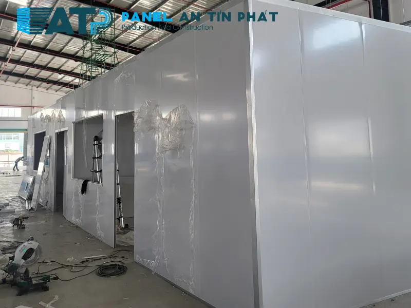 tấm panel EPS làm nhà lắp ghép container