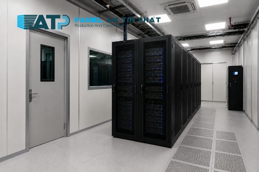 Tấm Panel Rockwool Cho Data Center Và Phòng Server