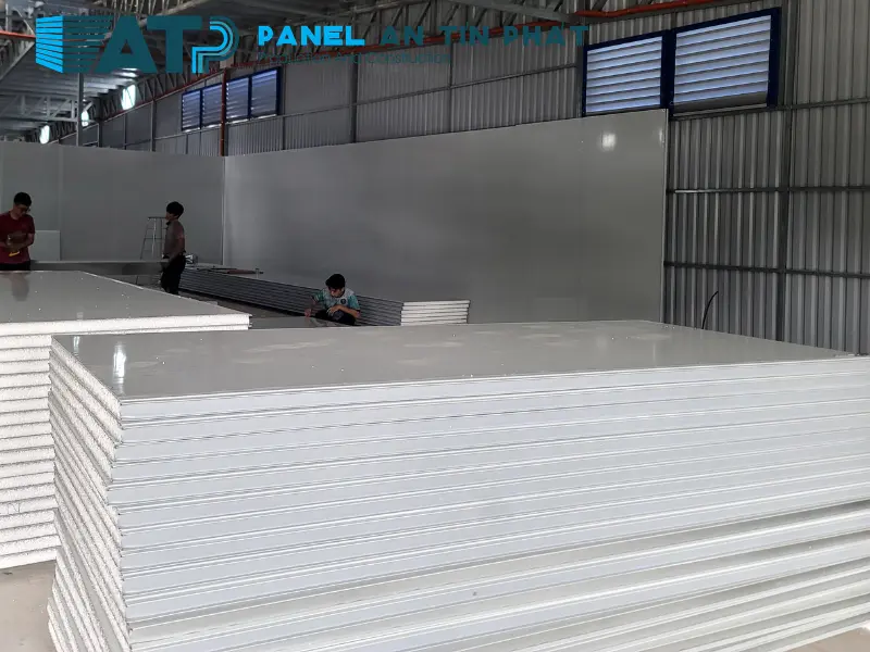 tấm panel EPS làm phòng sạch điện tử