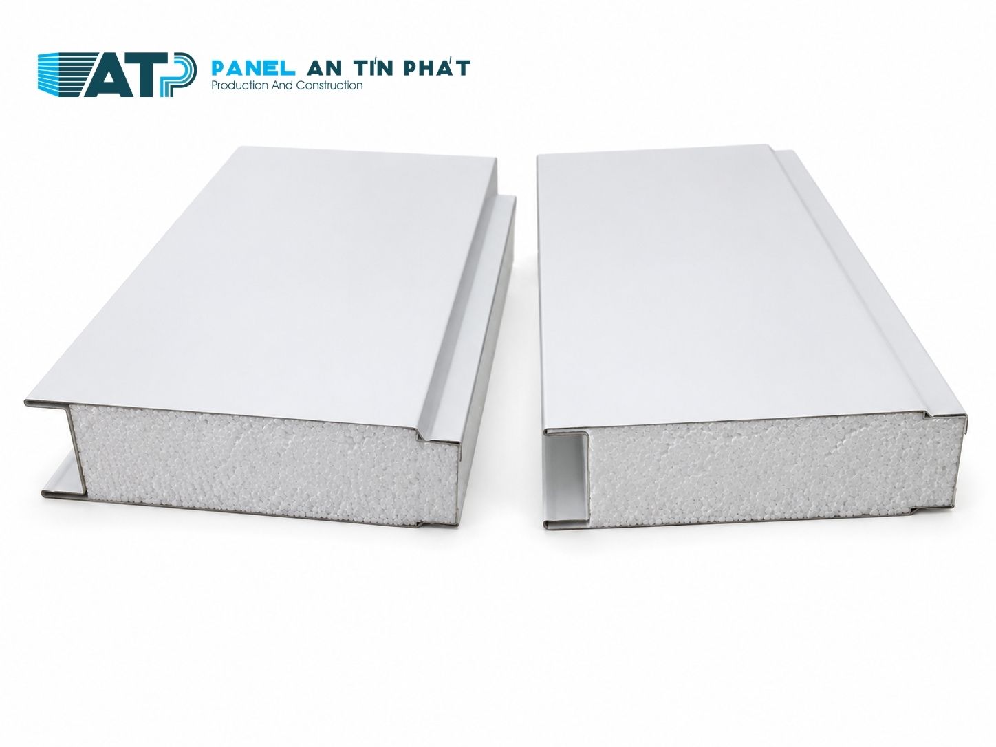 Cấu tạo mô phỏng 3 lớp của tấm panel cách nhiệt