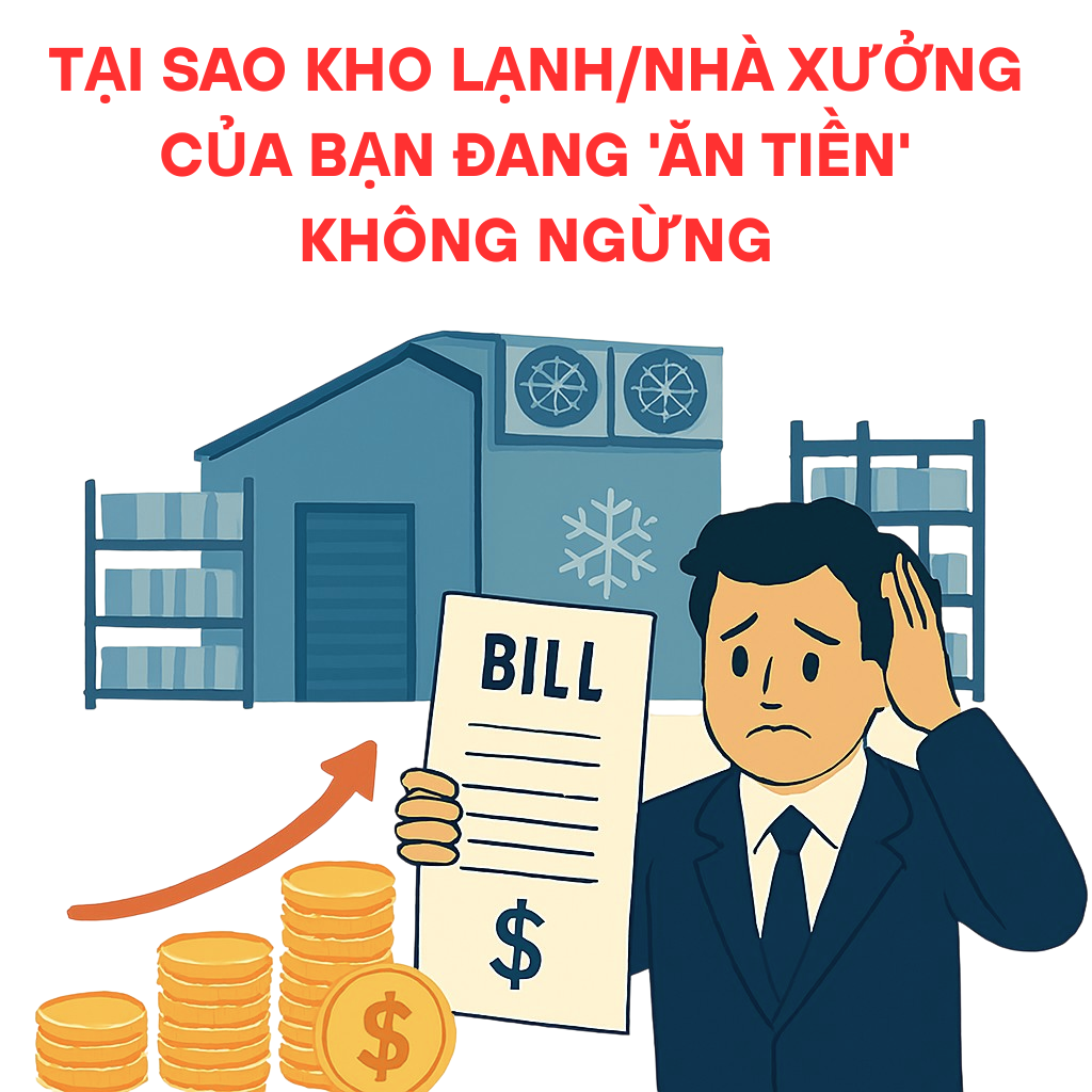 Tại sao kho lạnh/nhà xưởng của bạn đang 'ăn tiền' không ngừng
