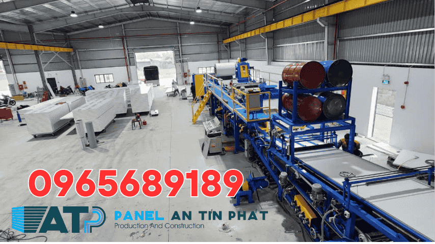 Nhà máy sản xuất tấm panel EPS cách nhiệt An Tín Phát hiện đại, uy tín
