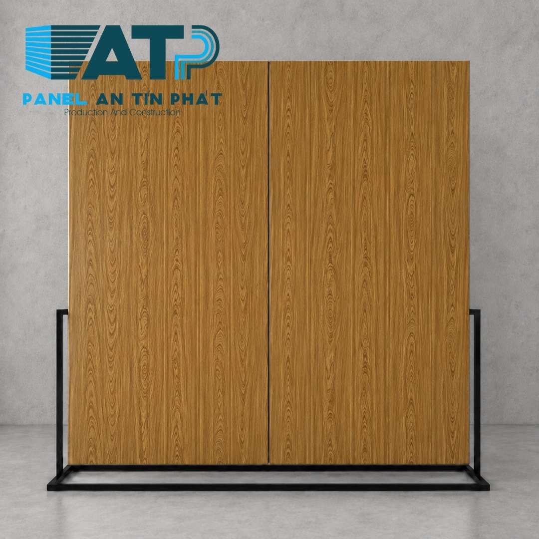 Tấm Panel EPS Vân Gỗ-Vân gỗ đậm