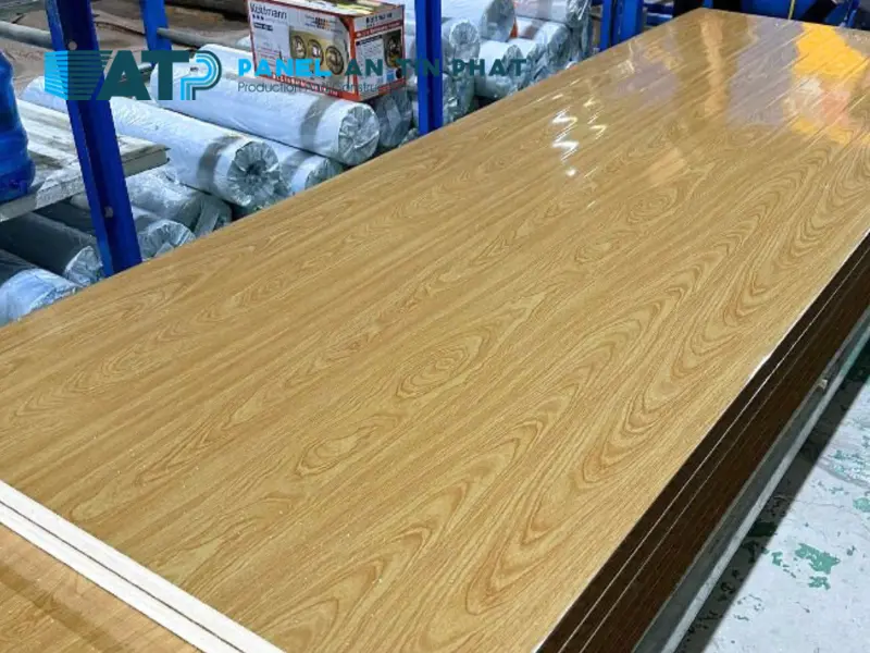 Cấu tạo của tấm panel EPS vân gỗ