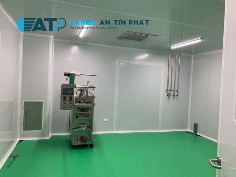 Ứng dụng tấm panel cách nhiệt làm khu phụ trợ phòng sạch