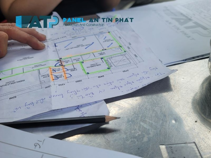 tính hao hụt panel trước thi công