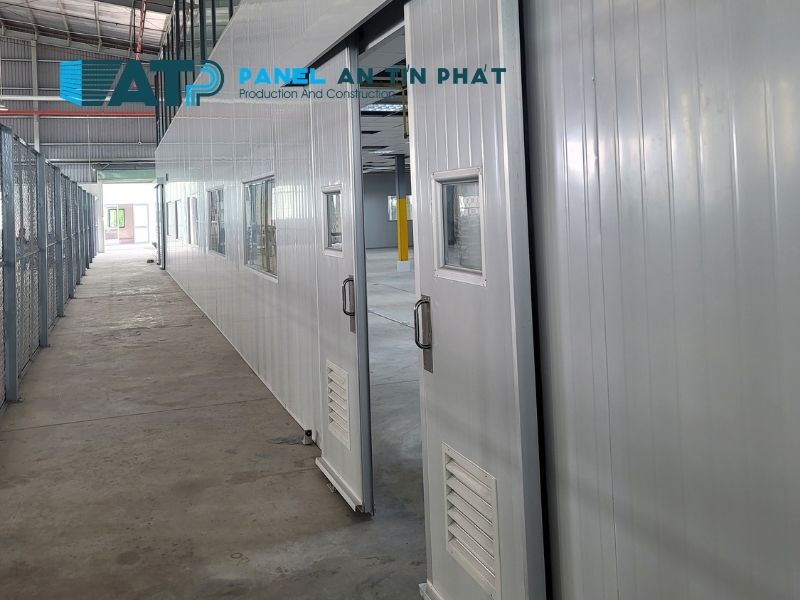 Thi công vách ngăn cháy cho kho vật tư