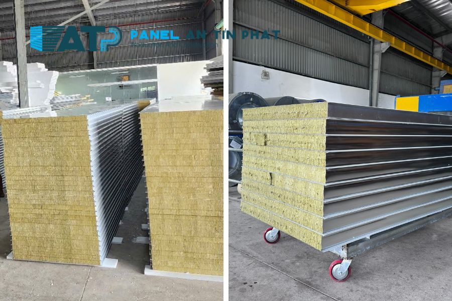 So Sánh Panel Rockwool Và Panel Glasswool: Khác Nhau Về Lõi, Cách Âm, Cách Nhiệt