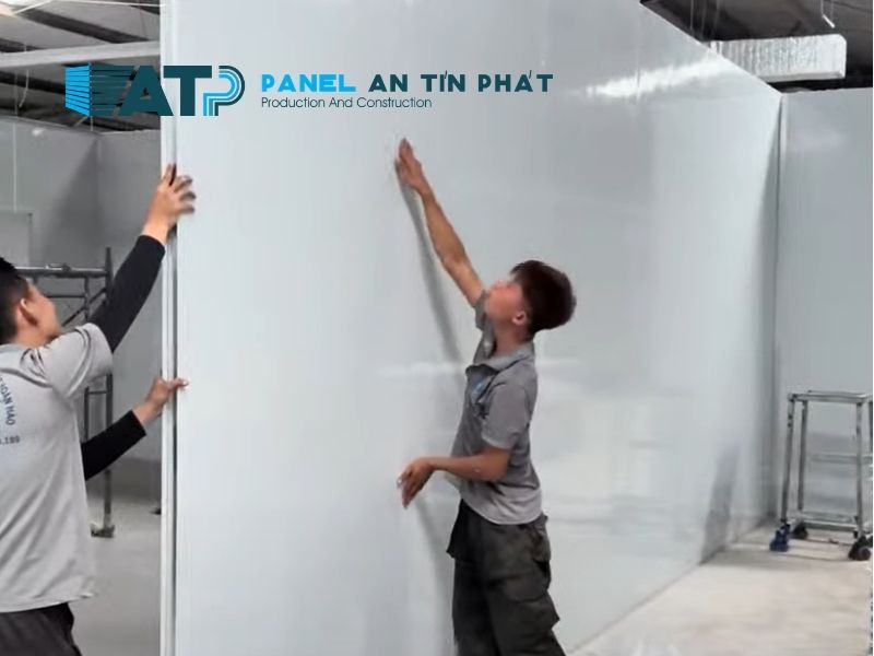 lắp lại vách panel cũ thay khung
