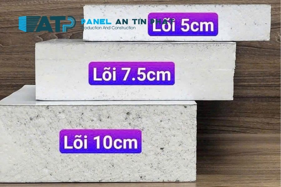 Kích Thước Tấm Panel Cách Nhiệt Theo Từng Loại