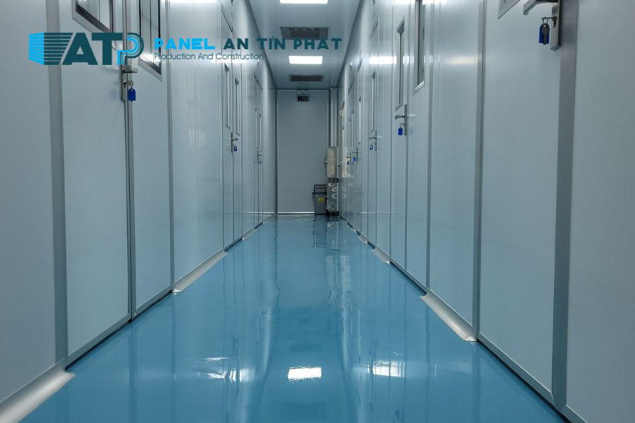 Panel EPS Làm Phòng Sạch Y Tế Đạt Tiêu Chuẩn Kháng Khuẩn GMP