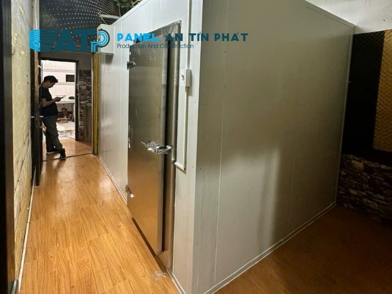 Thi công panel Rockwool buồng sấy