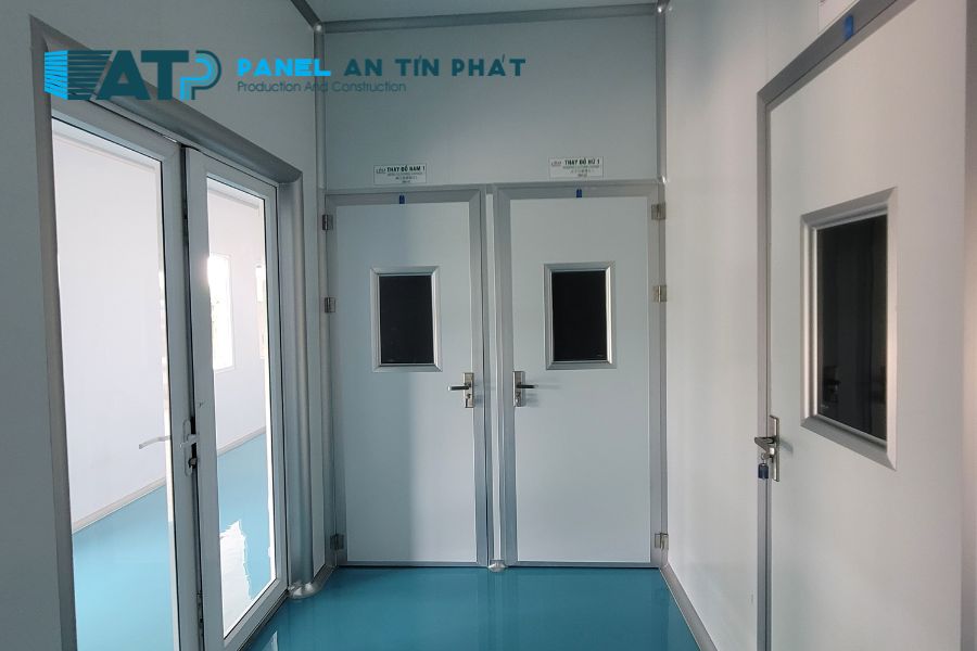 Panel EPS Làm Phòng Sạch Mỹ Phẩm Kháng Bụi Tiêu Chuẩn GMP