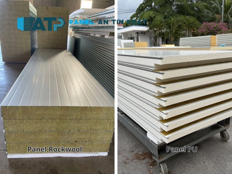 So sánh panel Rockwool và panel PU