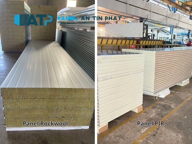 So sánh panel Rockwool và panel PIR