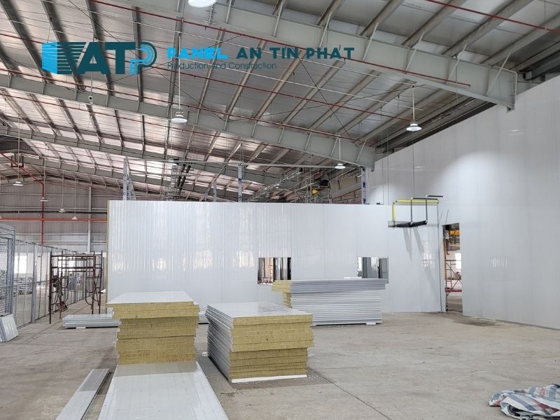 Thi công vách ngăn chống cháy trong nhà xưởng