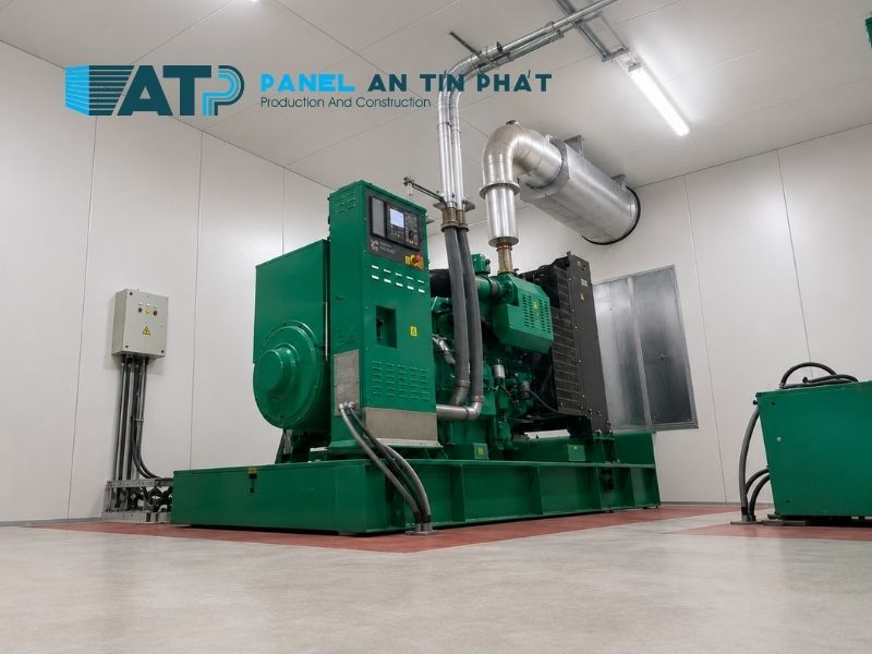Phòng máy phát điện sử dụng panel chống cháy EI90